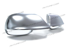 Matt Chrome Mirror Cover Caps For AUDI Q5 8R SQ5 09-17 Q7 10-15 With Lane Assist mc35