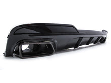 Gloss Black Rear Diffuser Muffler Tps for BMW 5-Series F10 Sedan Sport Bumper 12-16