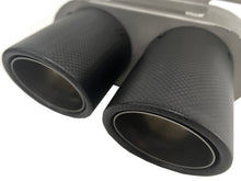 Matt Carbon Exhaust Tips Muffler Pipes for Audi A6 A7 C8 S Line 2018up