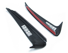 Glossy Black Rear Canards Air Vent Cover Trim For Mercedes W205 Sedan C63 AMG 2015-2020 pz19