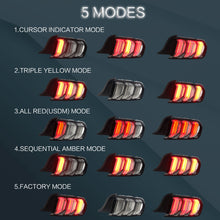 Clear LED Tail Lights Sequential For Ford Mustang 2015-2020 W/5 Modes set