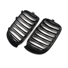 Front Kidney Grill Grille Double Line Gloss Black For BMW F25 X3 F26 X4 14-17