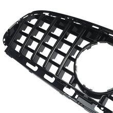 Front Grille Panamericana GT Glossy Black For Mercedes E Class W212 2014-2016