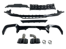 Black Rear Diffuser Exhaust Tips - BMW X3 G01 xDrive30i Sport 18-21