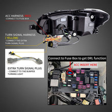Projector Led Headlights For 2015-2021 Subaru WRX STI W/Animation DRL