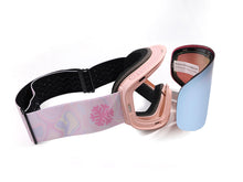 UV Protection Ski Glasses Anti-Fog Snow Goggles Windproof with OTG design For Ladies and Men HB-197B