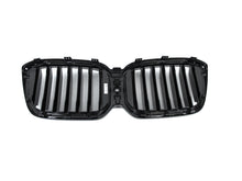 Glossy Black Front Kidney Grille Grill for BMW X3 G01 X4 G02 2022+ w/Camera
