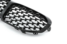 For BMW 1 Series F40 2020+ Gloss Black Diamond Style M Sport Kidney Grills Grill