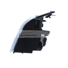 Headlights for Ford Transit Mk7 Van 2006-2014 Chrome Headlamps