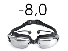 Swimming Goggles with Prescription Anti-Fog UV Protection Goggles -1.5 to -8.0 for Men and Women