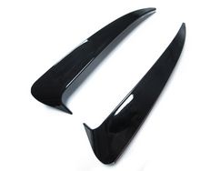 Glossy Black Rear Canards Air Vent Cover Trim For Mercedes W205 Sedan C63 AMG 2015-2020 pz19