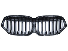 Gloss Black Single Slat Front Kidney Grille Grill for BMW X1 F48 F49 LCI 20-21