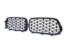 Glossy Black Diamond Front Kidney Grille Grill for BMW X2 F39 18-23