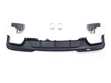 Gloss Black Rear Diffuser Muffler Tps for BMW 5-Series F10 Sedan Sport Bumper 12-16