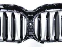 Glossy Black Front Kidney Grille Grill for BMW 5 Series G30 LCI 2021up W/ Camera