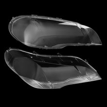 Car Headlight Plastic Cover Clear Headlamp Head Light Lens For BMW X5 E70 07-13
