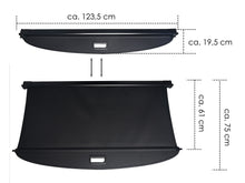 For BMW X3 G01 2017+ Parcel Shelf Boot Load Luggage Cover Blind Trunk Black