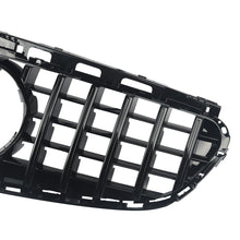 Front Grille Panamericana GT Glossy Black For Mercedes E Class W212 2014-2016
