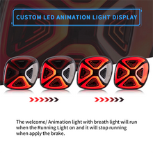 2015-2020 For Mercedez Smart 453 Fortwo Forfour LED Tail Lights Smoked Clear