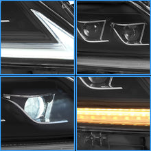 FULL LED Headlights for 2013-2015 Lexus RX 350 450H w/ Blue DRL Animation