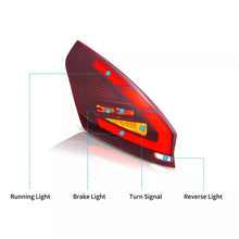 LED Tail Lights For Ford Fiesta Hatchback 2008-2019 Sequential Turn Signal
