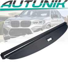 For BMW X3 G01 2017+ Parcel Shelf Boot Load Luggage Cover Blind Trunk Black