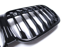 Gloss Black Single Slat Front Kidney Grille Grill for BMW X1 F48 F49 LCI 20-21
