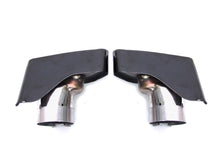 Gloss Black Rear Diffuser Muffler Tps for BMW 5-Series F10 Sedan Sport Bumper 12-16