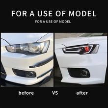 Projector Headlights with Demon Eye for Mitsubishi Lancer EVO X 2008-2020