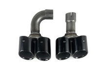 Black Rear Diffuser Exhaust Tips - BMW X3 G01 xDrive30i Sport 18-21