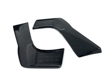 Splitter Front Bumper Lip Glossy Black For Mercedes C118 X118 CLA35 CLA45 AMG