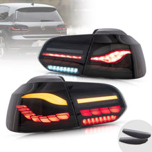 Smoked/Red LED Tail Lights For VW Golf 6 MK6 2009-2013 w/Sequential
