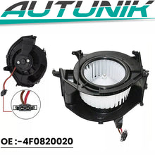 For Audi A6 C6 Heater Blower Motor Fan With Climate Control 2004-2011 4f0820020