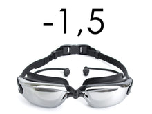 Swimming Goggles with Prescription Anti-Fog UV Protection Goggles -1.5 to -8.0 for Men and Women