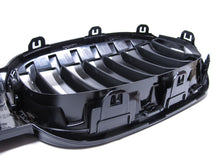 Gloss Black Single Slat Front Kidney Grille Grill for BMW X1 F48 F49 LCI 20-21