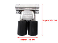 Carbon Fiber Exhaust Tips Muffler Pipe Chrome for Porsche 718 Boxster / Cayman 982 2016-2022