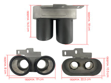 Matt Carbon Exhaust Tips Muffler Pipes for Audi A6 A7 C8 S Line 2018up