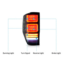 LED Tail Lights For 2012-2018 Ford Ranger W/ Sequential Indicator
