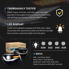 Headlights LED DRL Set For Chevrolet Camaro 2014 2015 Front Lamps Assembly