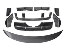 Bumper Front Lip + Rear Diffuser Aero Body Kits Carbon Fiber For 2014-2018 BMW X5 F15 M Sport Bumper