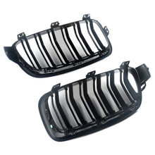 Kidney Grill Grille Gloss Black Twin Bar For BMW F30 F31 3 Series 2012-2018