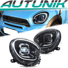 FULL LED Headlights For 2010-2016 Mini Cooper Countryman R60 W/Animation DRL
