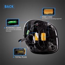 2015-2020 For Mercedez Smart 453 Fortwo Forfour LED Tail Lights Smoked Clear