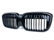 Front Kidney Grille Mesh Grill Dual Slats Style For BMW IX3 2022-2023