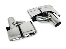 Chrome Dual Muffler Pipe Exhaust Tips For Mercedes Benz CLS W218 C218 C219 W221 S63 AMG W212 et91