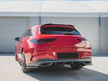 Splitter Front Bumper Lip Glossy Black For Mercedes C118 X118 CLA35 CLA45 AMG