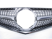 Front Diamond Grille Grill For Mercedes-Benz E-Class W207 C207 Coupe 2010-2013 W/O Camera