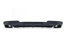 Gloss Black Rear Diffuser Muffler Tps for BMW 5-Series F10 Sedan Sport Bumper 12-16