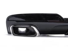 Gloss Black Rear Diffuser Muffler Tps for BMW 5-Series F10 Sedan Sport Bumper 12-16
