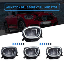 LED Headlights For 2017-2020 Mini Cooper Countryman F60 W/Startup Animation